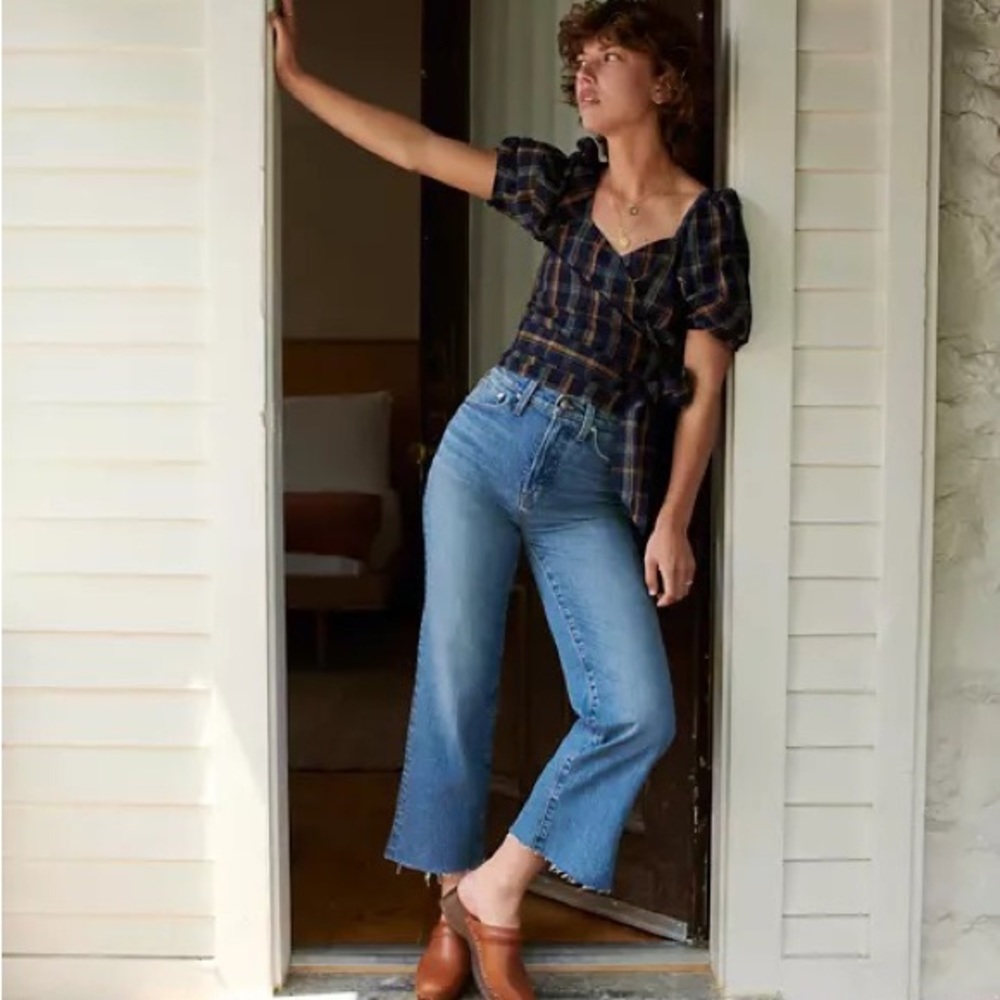 Perfect vintage crop madewell high rise jeans